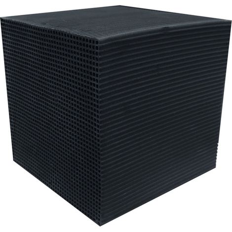 Filtre Purificateur D Eau - Charbon Actif En Bloc 10x10x5 Cm - Pour Aquarium Et Bassin - 1 Pièce (1/5)