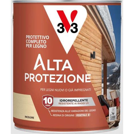 V33 Protettivo Completo per Legno BIO Incolore 2,5L Alta Protezione (1/2)