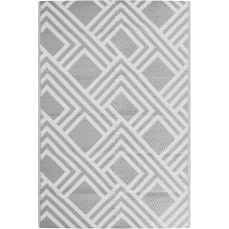 Tapis d'extérieur gris ARAKIL 120x180 cm PP (1/5)