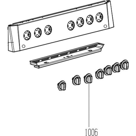Interruttore + leva (codice 1006) - Forni, Fornelli Elettrici e a Gas - BEKO - 4365405