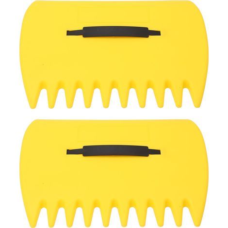 2 Pinces Râteau Griffes à Feuilles Mortes, Râteau à Mains Dents Scie, Collecteur de Branches pour Jardin Extérieur, Lot de 2 (1/5)