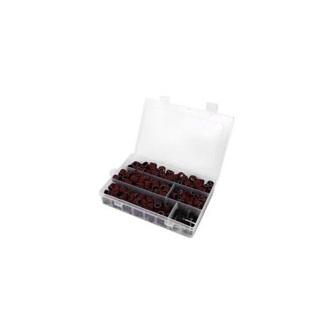 Kit de Tambours Ponçage Cylindriques 51 Pièces en Toile Émeri pour Bricolage Finition Bois et Matériaux Durs Mandrin Auto-expansible Polyvalent - (1/5)