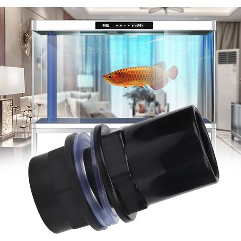 Lot de 5 raccords de tuyau d'eau d'aquarium en PVC, connecteur de tube droit, accessoires pour aquarium (32 mm)
