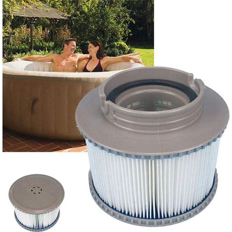 Lot de 4/8 Cartouches filtrantes de Rechange pour Bubble Spa (Version améliorée 2020 pour s'adapter à Tous Les modèles (4 Pcs) (1/4)