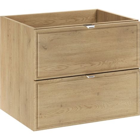 Meuble sous lavabo suspendu TERRA CREMONA chêne cremona 60 cm