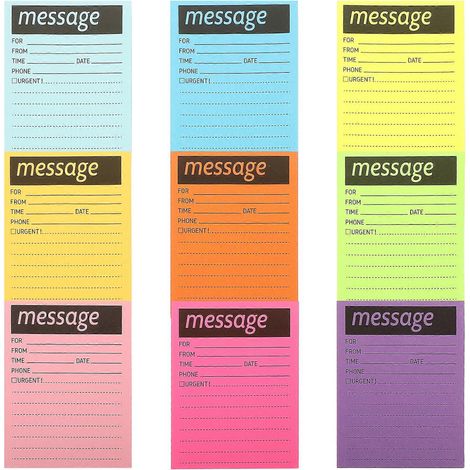 9 carnets de blocs-notes multifonctions pour usage quotidien, avec notes autocollantes portables - Fournitures pour la maison-13X10CM (1/2)