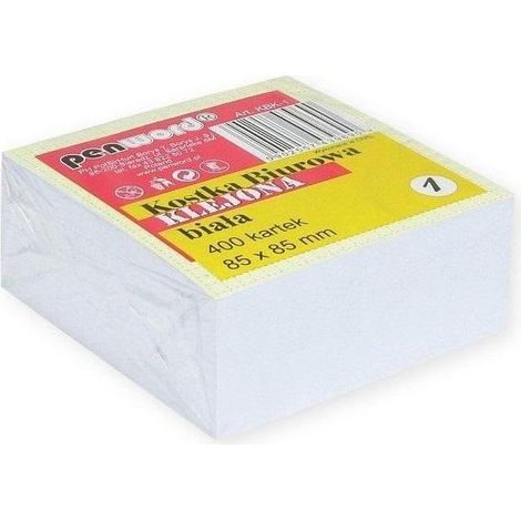 Cubo ufficio bianco 85x85x35mm 400K