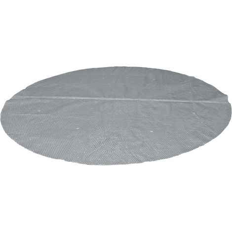 Bâche à bulles renforcée ronde pour piscine tubulaire Ø 4,27 m Épaisseur 270 microns Limite évaporation et perte de chaleur Compatible Intex (1/5)
