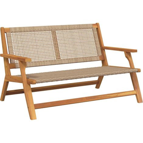 Garden Furniture Beige 122 x 78 x 73cm Solid Acacia wood vidaXL