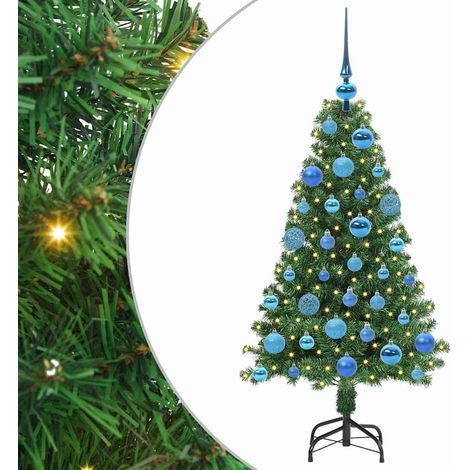 Artificial Christmas Tree with 150 LEDs with Stand Green 120 cm vidaXL