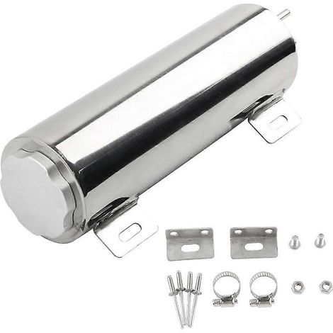 Réservoir de trop-plein de radiateur 3 x 9 pouces, réservoir de trop-plein de liquide de refroidissement, fournitures automobiles universelles (1/5)