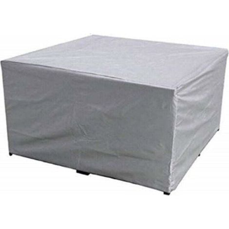 Promotion, Housse Salon de Jardin Oxford Tissu Housse de Protection pour Mobilier Protection contre la pluie et la poussière, Anti-UV (110x110x85cm, argent ),-- (1/5)