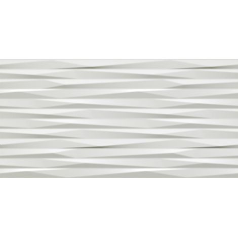 Carrelage 3D Blanc Art 80x40x1 cm Mat Cavaro - Mur intérieur (vendu par carton de 1,28 m²) - RO'MA CARRELAGE
