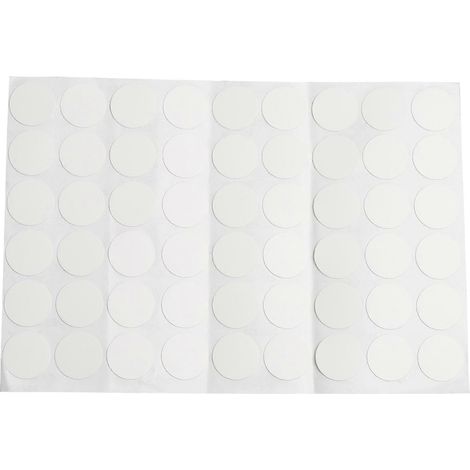 Wardrobe Cupboard auto-adhésif Screw housses capuchons Stickers 54 pouces 1 blanc (1/5)