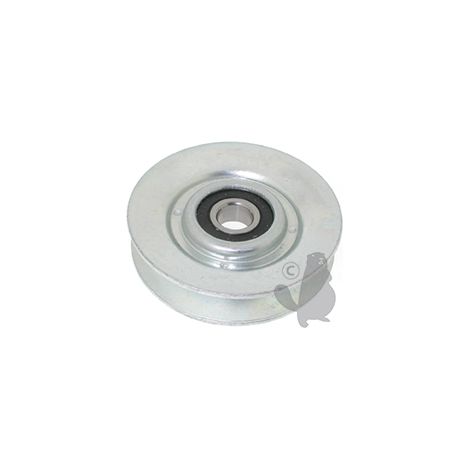 Polea en V con rodamiento adaptable para cortacésped Toro de 21 - H: 21,4 mm, ø: Ext: 73 mm, ø Int: 11,11 mm. Reemplaza original