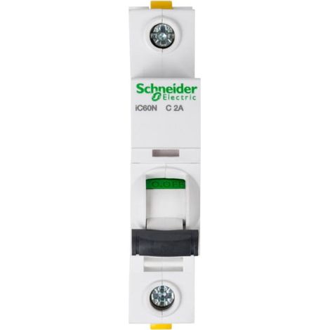 Interruttore automatico 1P C 2A 6kA AC iC60N-C2 A9F04102