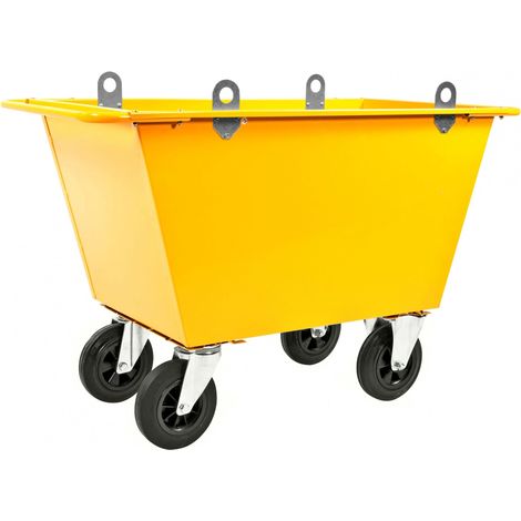 Kongamek Abfallwagen mit Hebeösen 1150x730x860mm Gummibereifung und 300l Volumen (1/2)