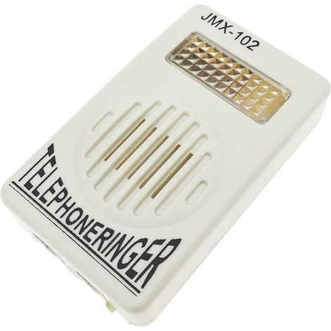 BeMatik - Sonnerie avec feu clignotant Signal lumineux pour téléphone fixe RJ11 95dB