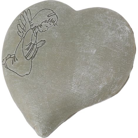 Pierre commémorative pour chien en forme de cœur, motif « gentille fille », résistante aux intempéries, à fabriquer soi-même, en résine verte, pour un souvenir d'animal disparu.