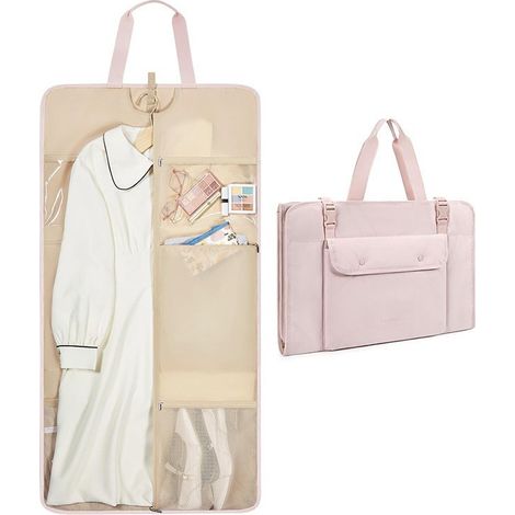 Sac de voyage pliable pour costumes, week end convertible à main portable (1/5)