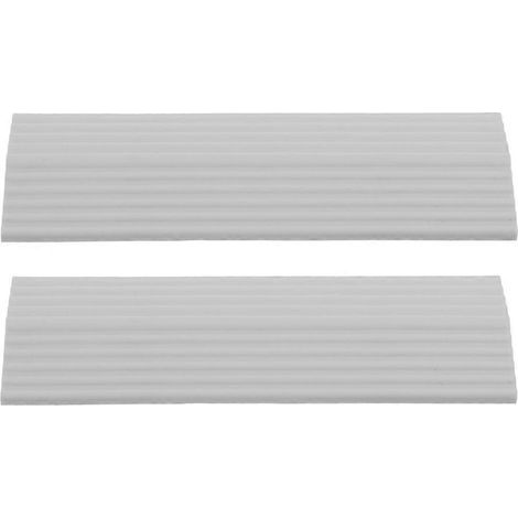rampes de seuil pour portes, rampes d'accès pour abri de jardin, rampes pour aspirateur de sol-17.10X5.10X1.30CM-Grey (1/3)