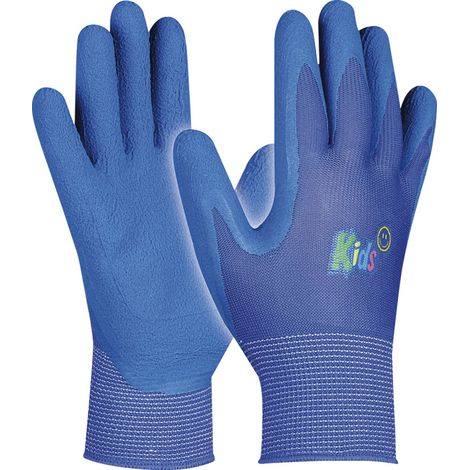 GEBOL Schutzhandschuh Kids Gartenhandschuh blau  5-8 Jahre (1/5)