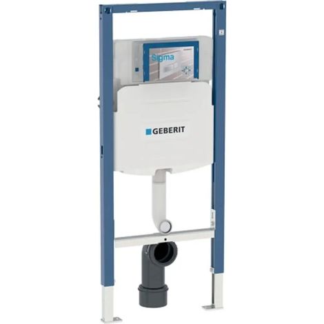Geberit Duofix Elemento para inodoro de niños pequeños y niños, 112 cm, con cisterna empotrada Sigma 12 cm, 111.915.00.5