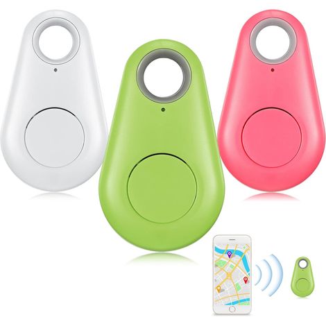 Kit de 3 traceurs intelligents pour clés et objets, multicolores, sans fil, avec GPS, mini et alarme anti-perte (1/5)