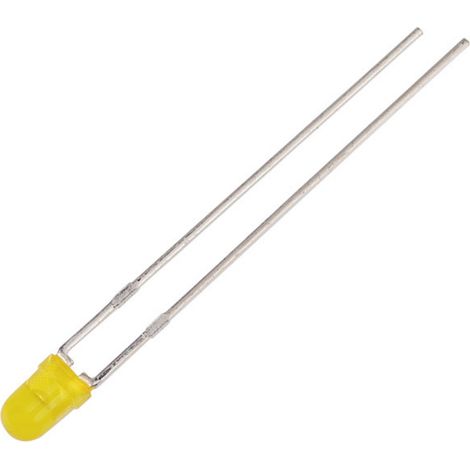 Kingbright LED bedrahtet Gelb Rund 3 mm 30 mcd 34 ° 30 mA 2.1 V