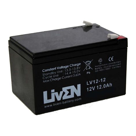 Batería para juguete 12v 12ah AGM