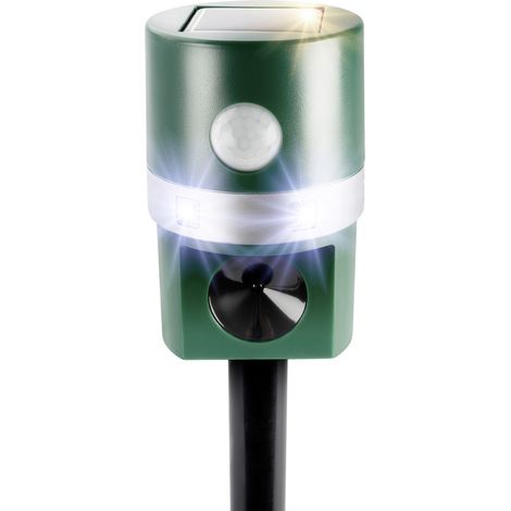 Répulseur d'animaux Gardigo Type de fonctions à ultrason, flash, à détection de mouvement, solaire, (1/4)