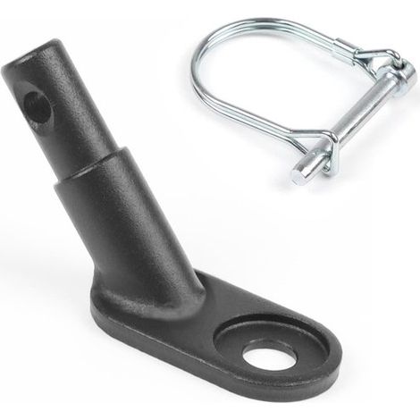 Kit d'attelage pour remorque de vélo - Goupille de sécurité pour remorques de vélo pour chiens et enfants - Durable et antirouille (1/5)