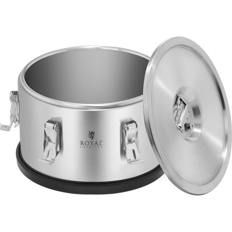 Contenedor isotérmico 10 litros acero inoxidable cepillado 140001143 (1/5)