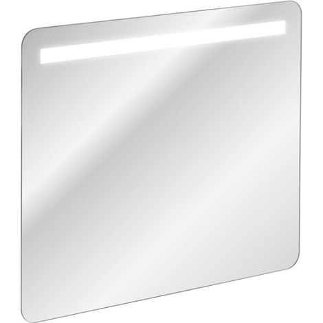 LED-Badezimmerspiegel rechteckig 80x70 cm rahmenlos design