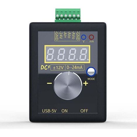 Générateur De Signal - 0-10 V / 0-22 Ma - Portable Pour Test Électrique Et Calibration - Alimentation Triple - Affichage Numérique 4 Chiffres - Type 2 (1/4)