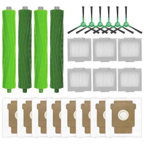 NALOOKAMIC Pièces détachées pour aspirateurs iRobot Roomba Max 705 Vac / 700 Vac / Plus 504 Vac : brosse, filtre, sac à poussière grande capacité et accessoires. (1/4)