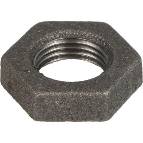 Raccord en fonte malléable noir contre-écrou 3/4'' FF