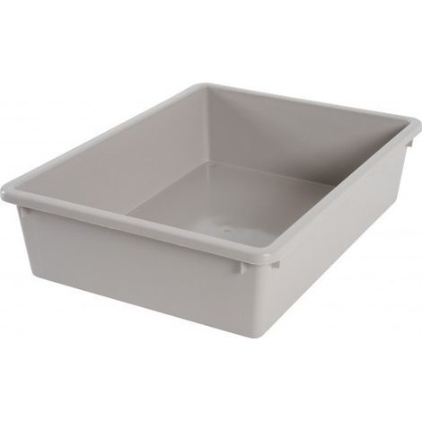 Bac à litière Eco Small Taupe 28,5 x 38,5 x 9,5 cm pour chaton – Plastique facile à nettoyer – Rebord haut pour efficacité – Zolux (1/4)