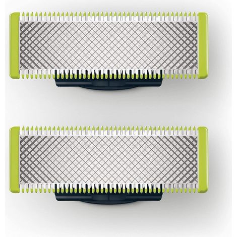 Philips QP210/50 Pack Lames OneBlade (X2), Compatibles avec tous les manches OneBlade,QP2523 QP2520 QP2527 QP220 (1/5)