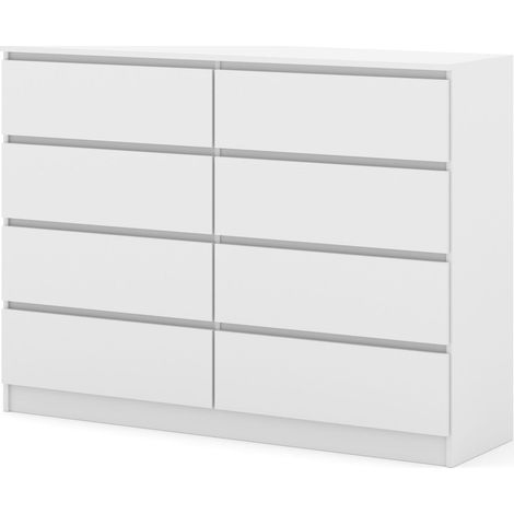 Cómoda MAJA S8 140 cm cachemir con 8 cajones
