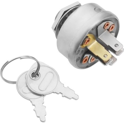 Interrupteur de Démarrage pour Tondeuse à Gazon à 5 Broches Interrupteur de Démarrage du Moteur à 5 Broches 725-0267 925-0267 925-0267A Compatible avec 5065587-01 5069171-01 (1/5)