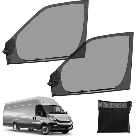 Magnétiques Moustiquaires pour Fenêtre Latérale Remplacement pour Iveco Daily 2014-2026, Moustiquaire pour Porte Avant (Paire), Empêche Insectes Entrer, Maille Anti-Insectes Magnétique,Personnalisé po (1/5)