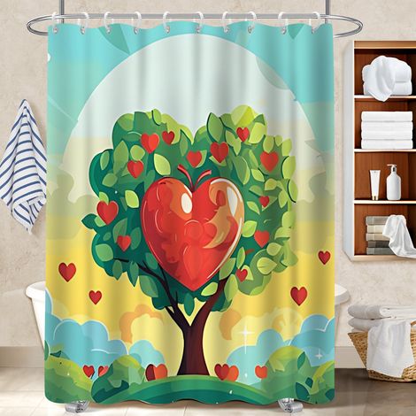 Rideau de douche 180x180 esthétique housse de baignoire pour dans une salle de bain design (1/5)