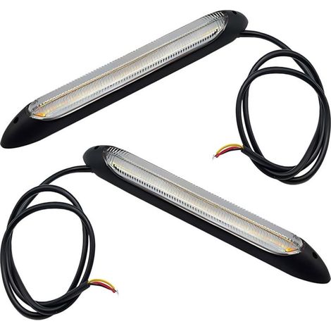 Feux Diurnes à LED pour Voiture Ruban Lumineux 16,5 Cm, Lampe (1/5)