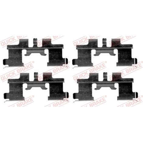 Kit d'accessoires, plaquette de frein à disque Quick Brake 109-1677 CITROËN