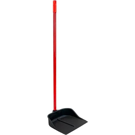 Recogedor goma con palo 93cm altura  Negro