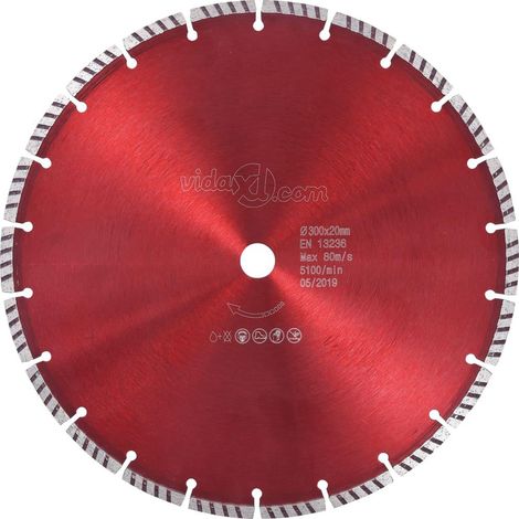 Disco de corte de diamante con acero turbo 300 mm 020003717