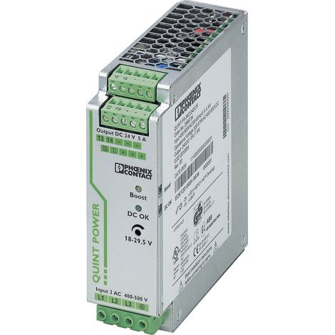 Phoenix Contact 2866734 Hutschienen-Netzteil (DIN-Rail)  24 V/DC 5 A 120 W Anzahl Ausgänge:1 x  Inha