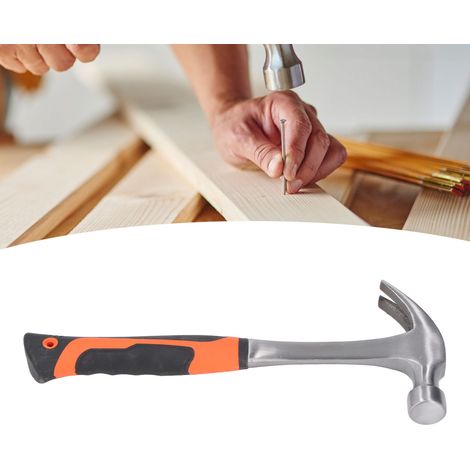 Mini-Klauenhammer für Elektriker und Schreiner, Nagelzieher, Bauwerkzeug, Multifunktionshammer für Holzbearbeitung, Montage und Reparatur. Integrierter Klauenhammer, 0,25 kg. (1/5)