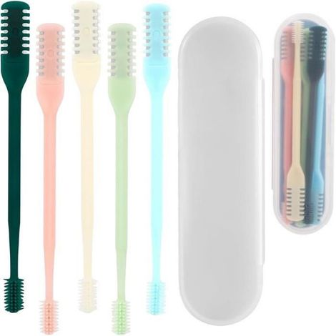 Lotde10 Coupe cheveux Nasal 2en1,Nettoyeur de Poils de Nez Double Face,Coupe cheveux nasal rotatif à 360°,Livraison aléatoire